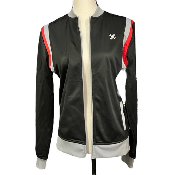 🚫SOLD🚫 Vintage Y2K Paul Frank Skurvy Skull & Bones Track Jacket - Picture 2 of 8